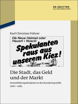 cover image of Die Stadt, das Geld und der Markt